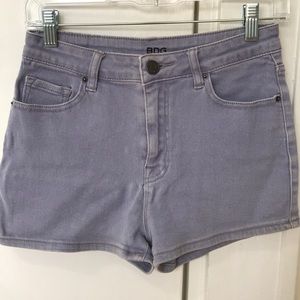 BDG High Rise Erin 5 Pocket Shortie in Lavender